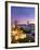 France, Vaucluse, Provence, Gordes at Dusk-Shaun Egan-Framed Photographic Print