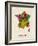 France Watercolor Map-Michael Tompsett-Framed Art Print