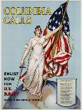 Columbia Calls Recruitment Poster-Frances Adams Halsted and V. Aderente-Giclee Print