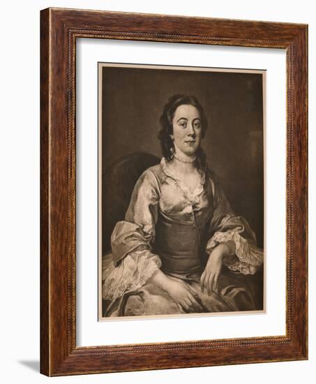 'Frances Arnold', 1738-1740-William Hogarth-Framed Giclee Print