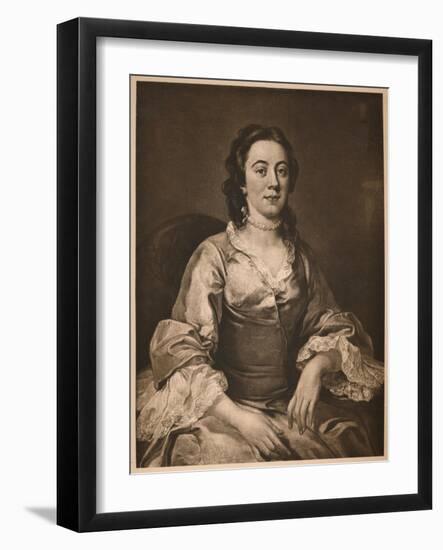 'Frances Arnold', 1738-1740-William Hogarth-Framed Giclee Print