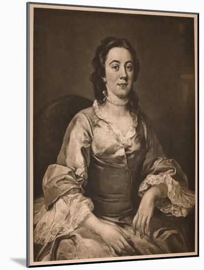 'Frances Arnold', 1738-1740-William Hogarth-Mounted Giclee Print
