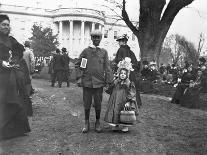 Children Holding Hands at White House Easter Egg Roll-Frances Benjamin Johnston-Framed Premier Image Canvas