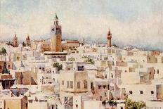 Tunisia, Tunis View 1912-Frances E Nesbitt-Stretched Canvas