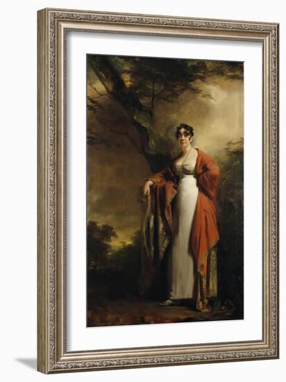 Frances Harriet Wynne, Mrs Hamilton of Kames, before June 1811-Sir Henry Raeburn-Framed Giclee Print