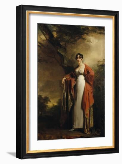 Frances Harriet Wynne, Mrs Hamilton of Kames, before June 1811-Sir Henry Raeburn-Framed Giclee Print