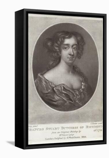 Frances Stuart-Sir Peter Lely-Framed Premier Image Canvas