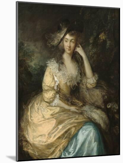 Frances Susanna, Lady de Dunstanville, c.1786-Thomas Gainsborough-Mounted Giclee Print