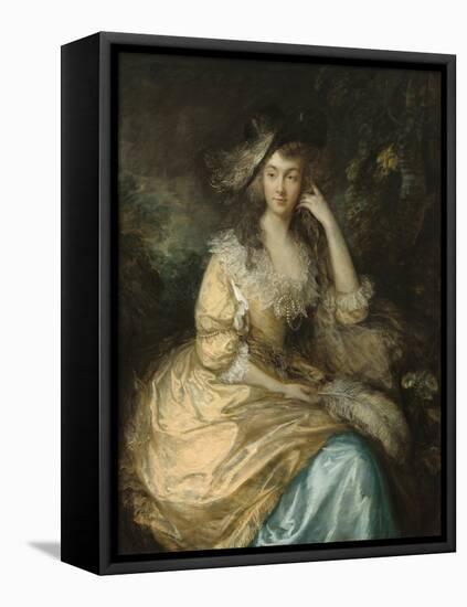 Frances Susanna, Lady de Dunstanville, c.1786-Thomas Gainsborough-Framed Premier Image Canvas