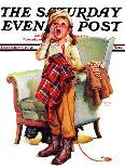 "Making Faces," Saturday Evening Post Cover, July 10, 1937-Frances Tipton Hunter-Giclee Print