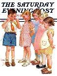 "No Girls Allowed," Saturday Evening Post Cover, October 9, 1937-Frances Tipton Hunter-Giclee Print