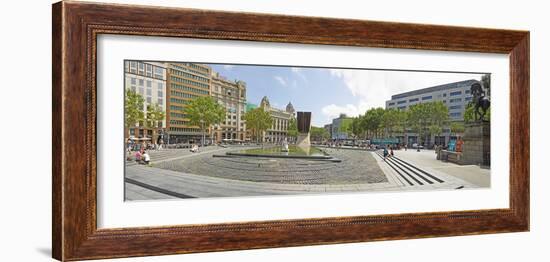 Francesc Macia memorial in Placa de Catalunya, Barcelona, Catalonia, Spain-null-Framed Photographic Print