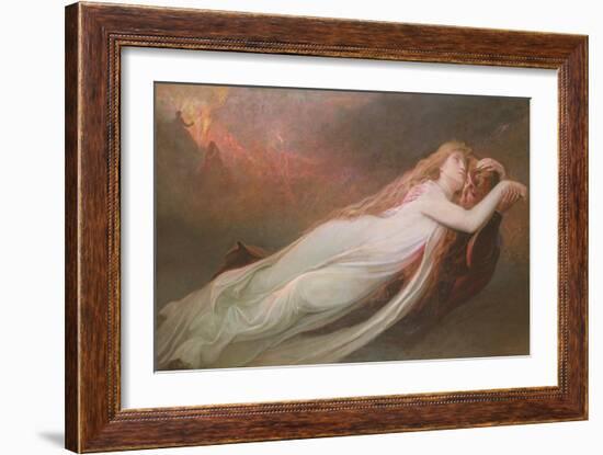 Francesca Da Rimini and Paolo Malatesta, C.1890-Lionel Noel Royer-Framed Giclee Print