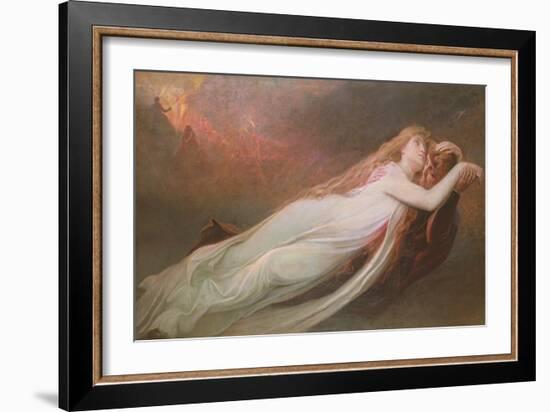 Francesca Da Rimini and Paolo Malatesta, C.1890-Lionel Noel Royer-Framed Giclee Print