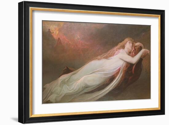 Francesca Da Rimini and Paolo Malatesta, C.1890-Lionel Noel Royer-Framed Giclee Print