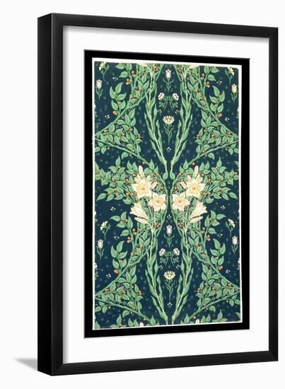 Francesca Wallpaper Design-Walter Crane-Framed Giclee Print