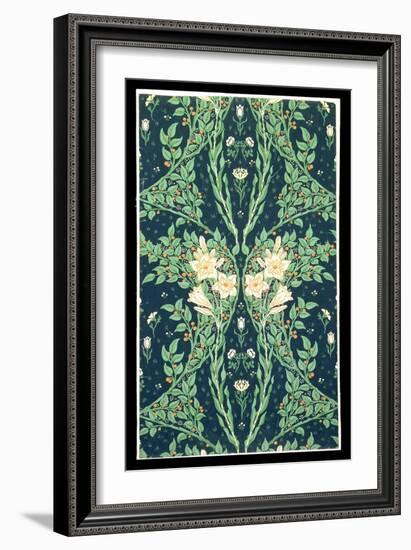 Francesca Wallpaper Design-Walter Crane-Framed Giclee Print