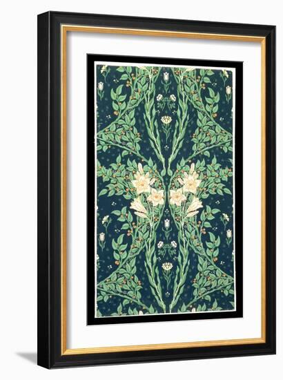 Francesca Wallpaper Design-Walter Crane-Framed Giclee Print