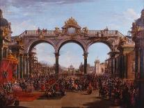 The Palace of Aranjuez, 1756-Francesco Battaglioli-Framed Giclee Print