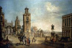 The Palace of Aranjuez, 1756-Francesco Battaglioli-Framed Giclee Print