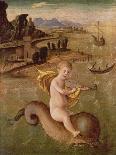 Arion Riding on a Dolphin, C.1509-10-Francesco Bianchi Ferrari-Framed Giclee Print