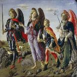 Michael, from Tobias and the Three Archangels (Detail)-Francesco Botticini-Giclee Print