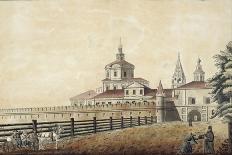 View of the Winter Kremlin Palace from Moskva River, 1780S-Francesco Camporesi-Laminated Giclee Print