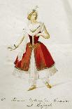 Costume Sketch for Role of Adriana in Opera Adriana Lecouvreur, 1899-1902-Francesco Cilea-Framed Giclee Print