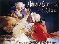 Libretto of a French Screen Adaptation of the Opera Adriana Lecouvreur-Francesco Cilea-Giclee Print