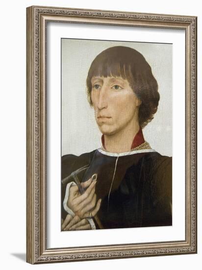 Francesco D'Este (Born About 1430, Died after 1475)-Rogier van der Weyden-Framed Art Print