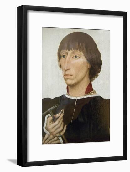 Francesco D'Este (Born About 1430, Died after 1475)-Rogier van der Weyden-Framed Art Print