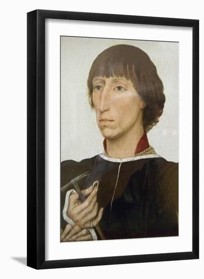 Francesco D'Este (Born About 1430, Died after 1475)-Rogier van der Weyden-Framed Art Print