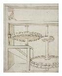 Mill powered by crank-Francesco di Giorgio Martini-Art Print