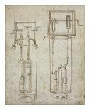 Folio 22: mill powered by undershot water wheel-Francesco di Giorgio Martini-Framed Art Print