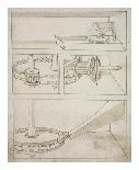 Folio 5: two piston pumps-Francesco di Giorgio Martini-Art Print