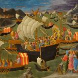 King Melchior Sailing to the Holy Land, C.1445-50 (Tempera & Oil on Panel)-Francesco Di Stefano Pesellino-Giclee Print