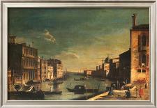 Grand Canal Venice, Looking East-Francesco Fironi-Framed Textured Art