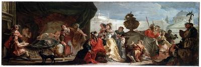 Abraham Receives Announcement of Birth of Isaac-Francesco Fontebasso-Giclee Print