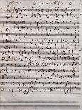 Sheet Music of Concerto Primo-Francesco Geminiani-Framed Giclee Print