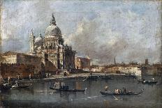 Venice: the Doge's Palace and the Molo from the Basin of San Marco, circa 1770-Francesco Guardi-Giclee Print