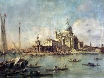 Venice or Rio Dei Mendicanti with Gondolas, 1780-99-Francesco Guardi-Art Print