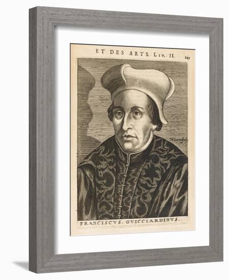 Francesco Guicciardini Florentine Historian and Politician-Nicolas de Larmessin-Framed Art Print