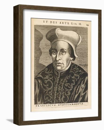 Francesco Guicciardini Florentine Historian and Politician-Nicolas de Larmessin-Framed Art Print