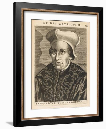 Francesco Guicciardini Florentine Historian and Politician-Nicolas de Larmessin-Framed Art Print