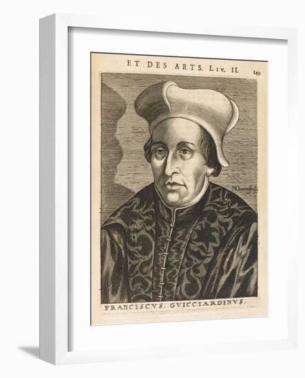 Francesco Guicciardini Florentine Historian and Politician-Nicolas de Larmessin-Framed Art Print