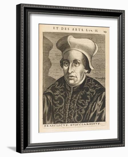 Francesco Guicciardini Florentine Historian and Politician-Nicolas de Larmessin-Framed Art Print