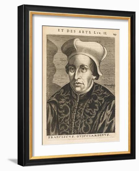 Francesco Guicciardini Florentine Historian and Politician-Nicolas de Larmessin-Framed Art Print