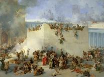 Destruction of the Temple of Jerusalem-Francesco Hayez-Giclee Print