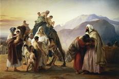 Reconciliation of Esau with Jacob, 1844-Francesco Hayez-Giclee Print