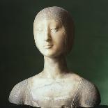 Death Mask of Queen Jeanna De Laval, Wife of Renato D'Angou-Francesco Laurana-Framed Giclee Print